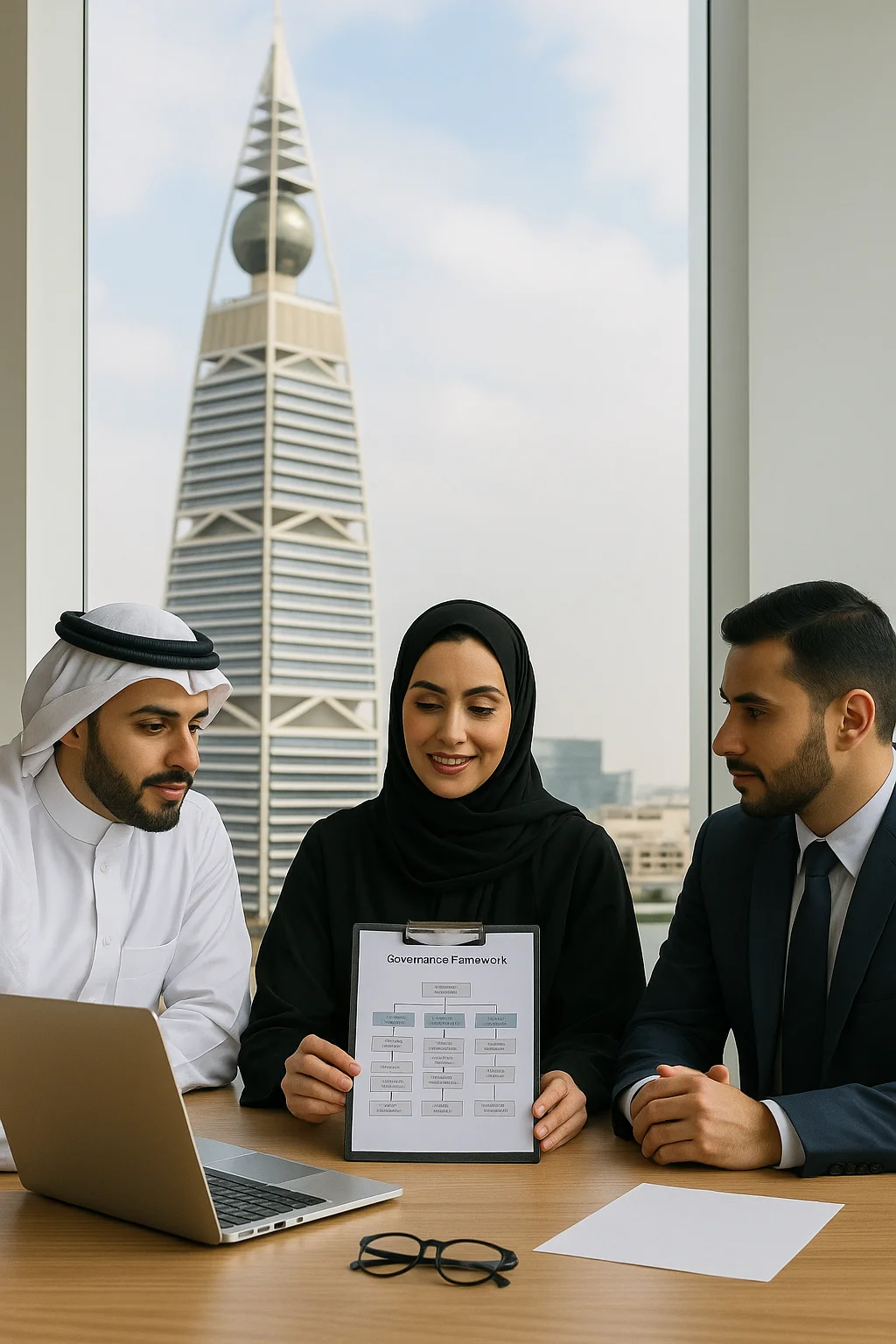 فريق سعودي يعمل على مشاريع