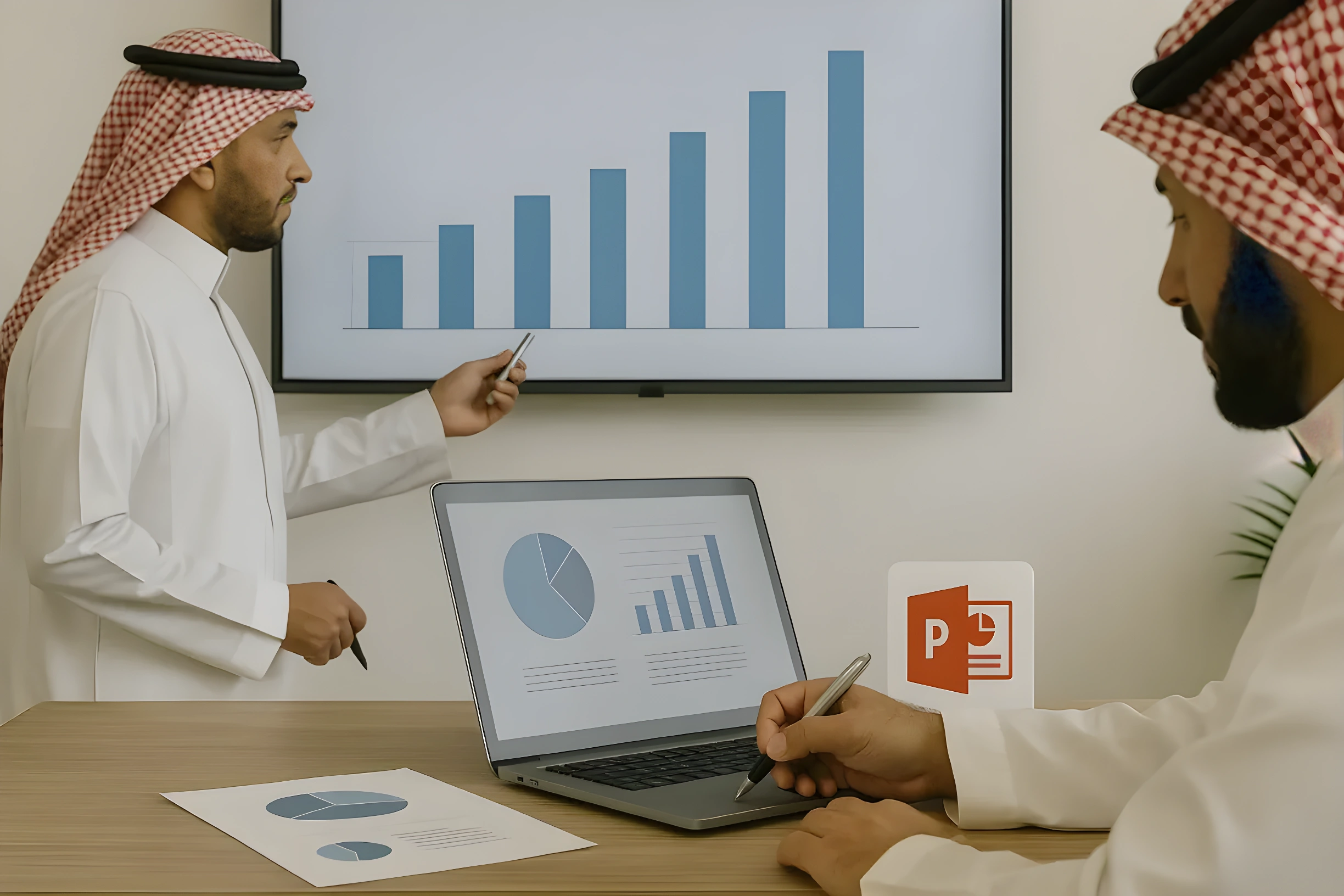 إعداد التقارير والعروض الاحترافية